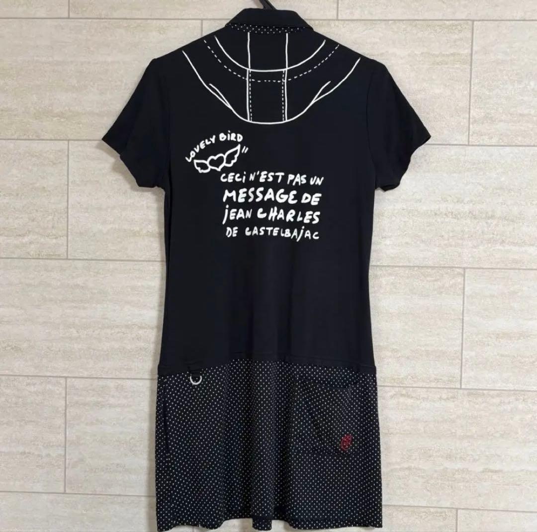 【美品】　カステルバジャック　レディース　デザイン　ワンピース　だまし絵