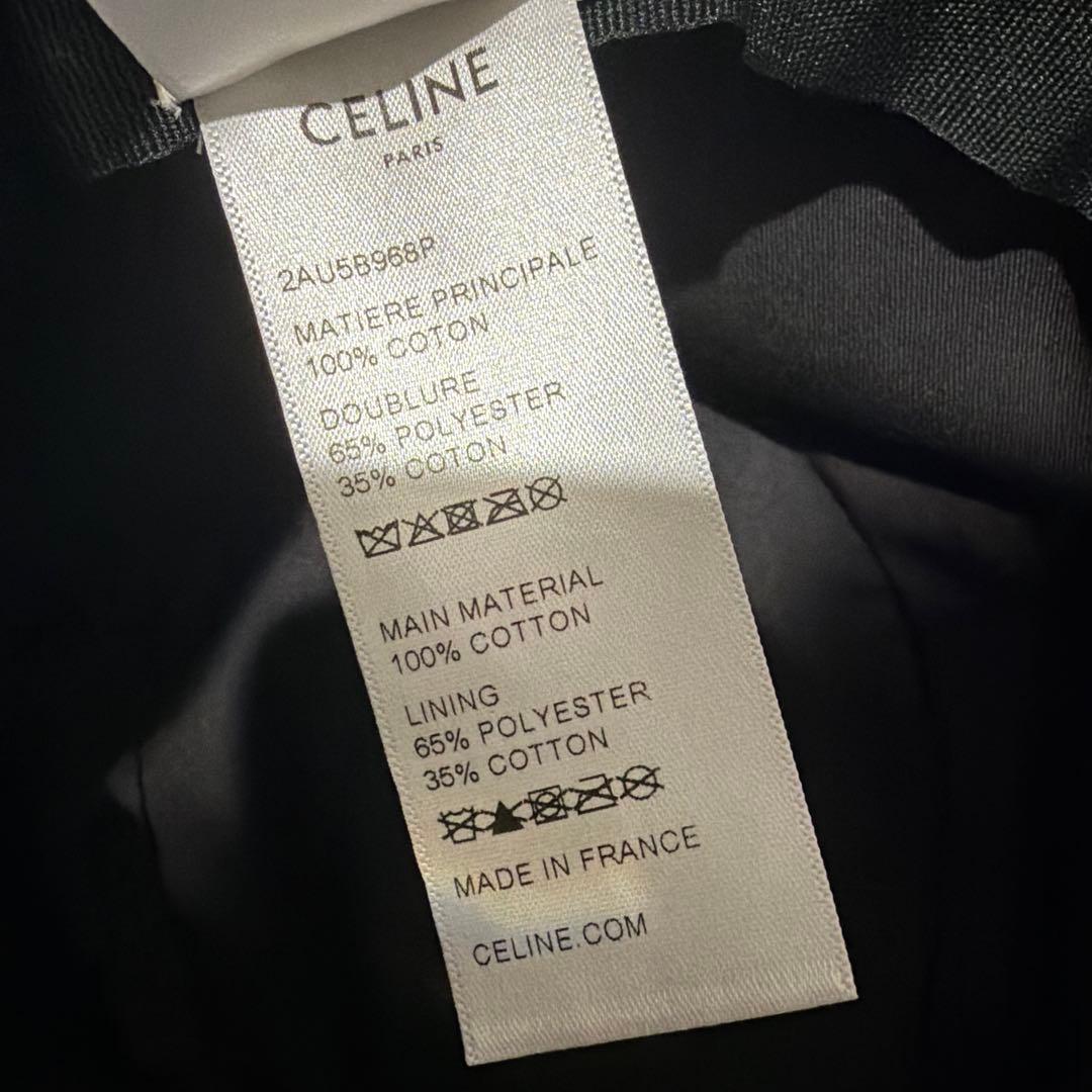 CELINE ブラック バケットハット L