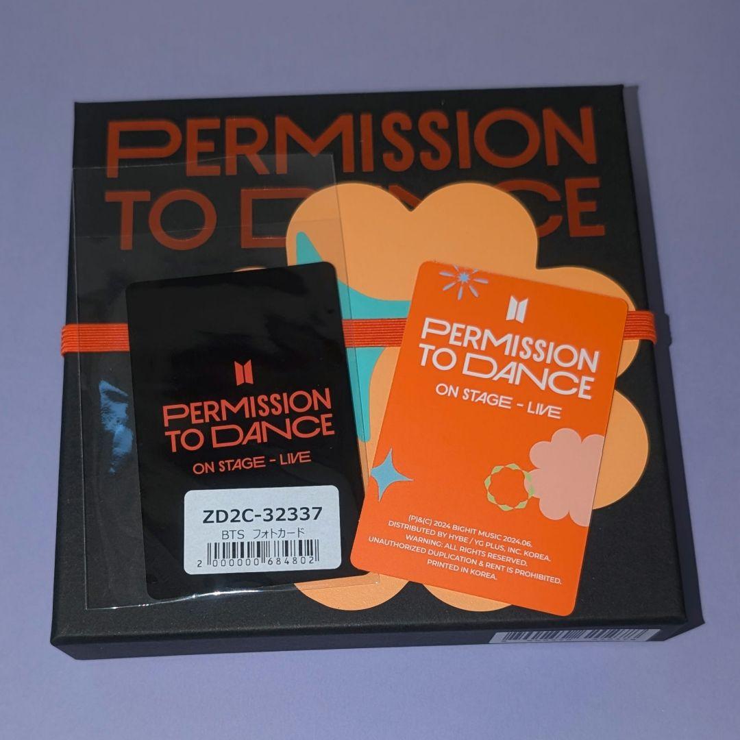BTS Permission to dance アルバム ジミン トレカ付き