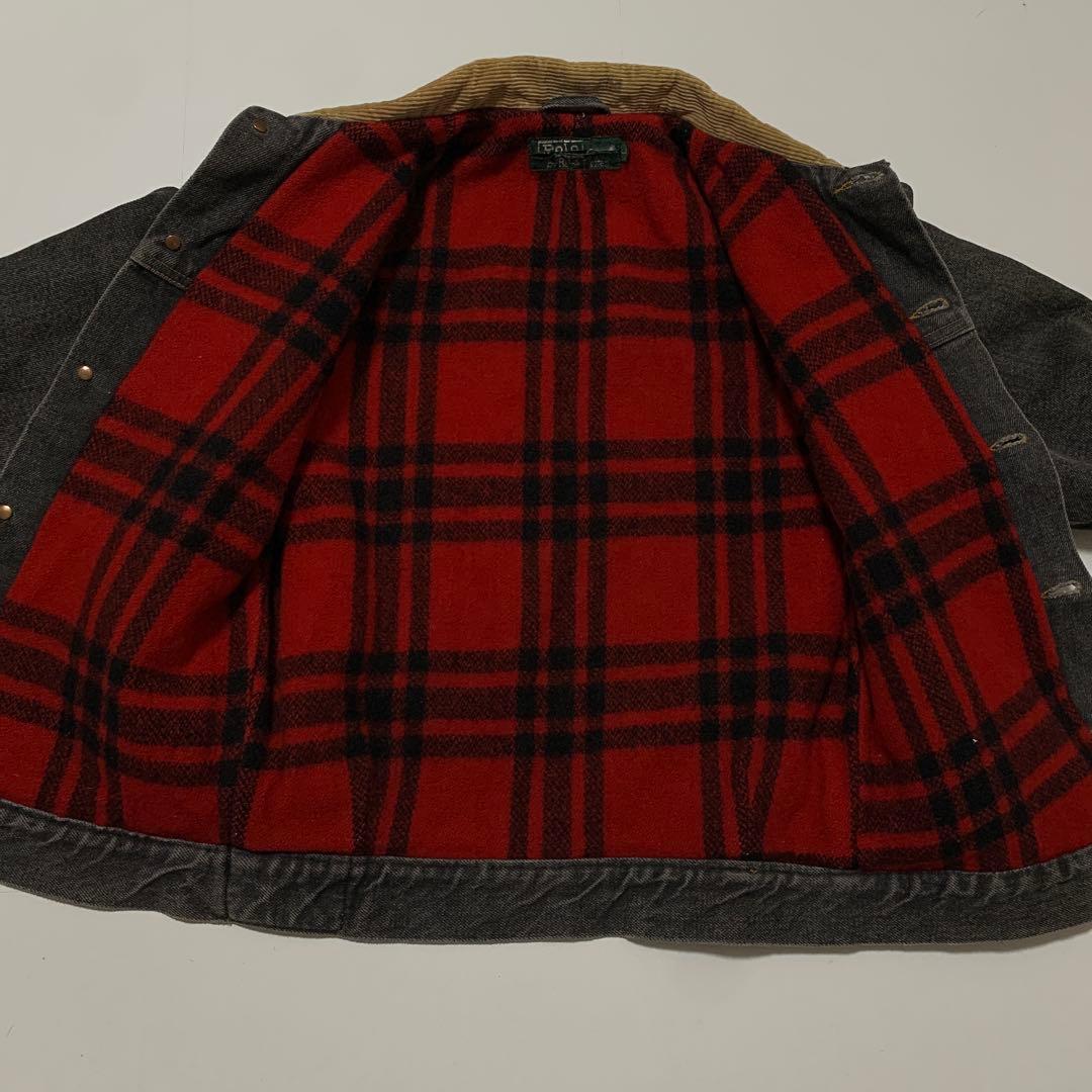 【80s】Polo Ralph Lauren 緑タグ　デニムジャケット