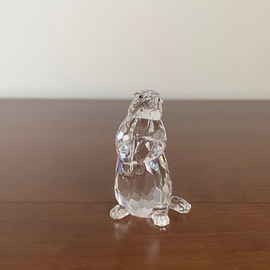 SWAROVSKI スワロフスキー クリスタル マーモット 置物