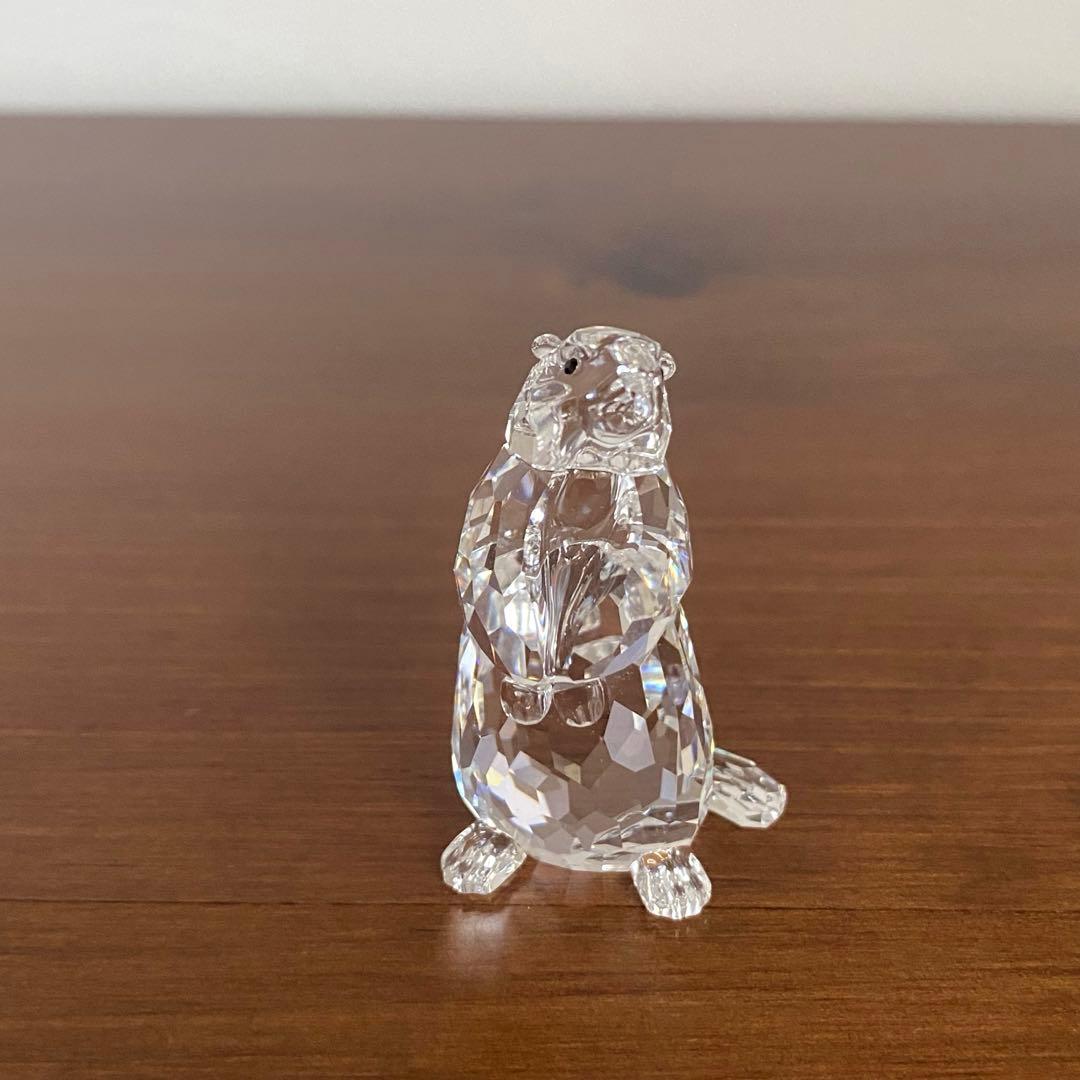 SWAROVSKI スワロフスキー クリスタル マーモット 置物