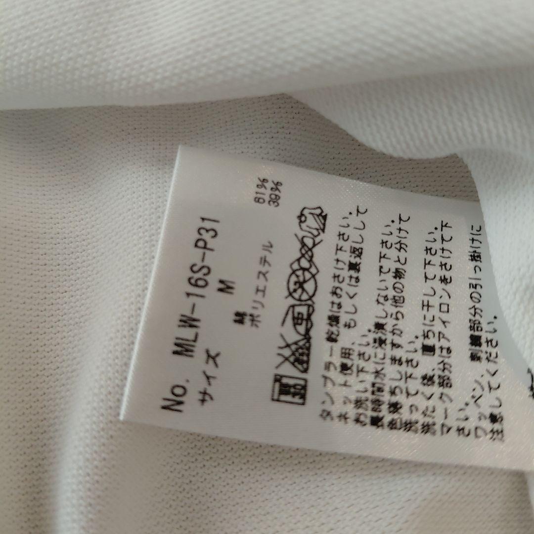 MARK & LONA レディース　ポロシャツ ホワイト/ブルー