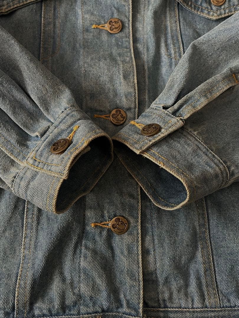 ディズニー ミッキー ミニー ヴィンテージ デニム ジャケット 古着 ビンテージ