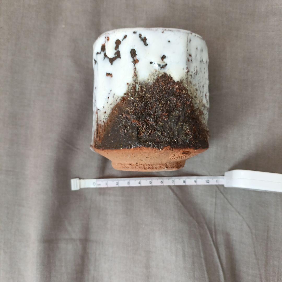 萩焼　渋谷泥詩　湯呑み　筒茶碗