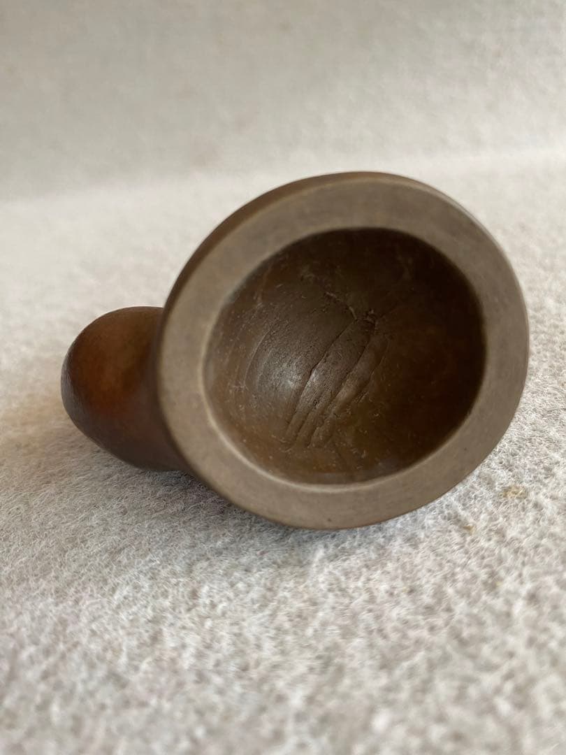 K.F！備前焼・木村陶峰／瓢箪から駒　瓢箪・馬の香合