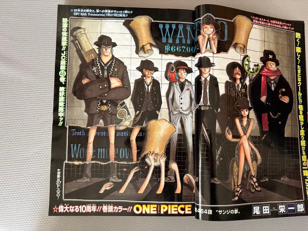ポ*ョ様 ONE PIECE 34号 10周年記念