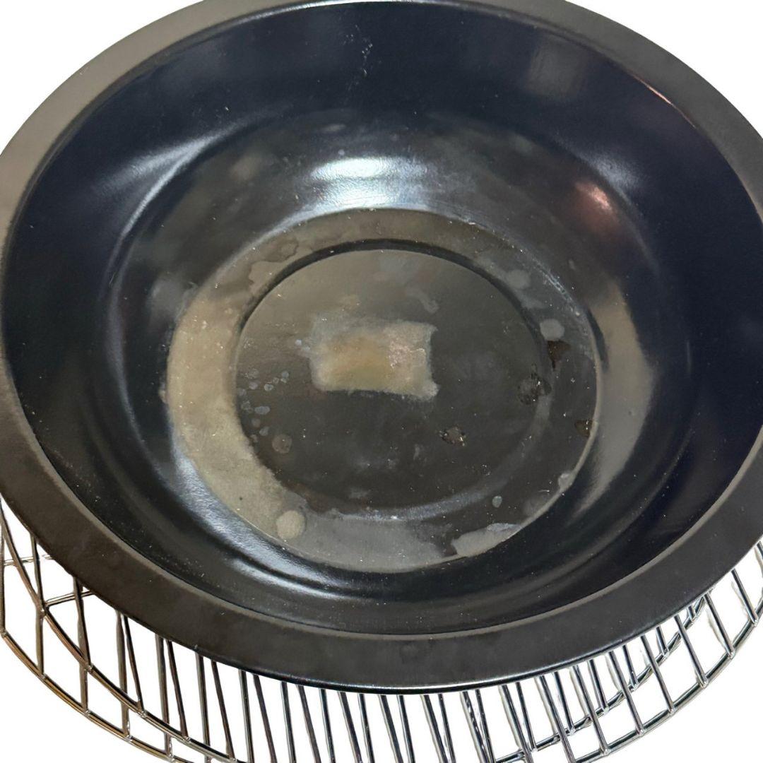 スモーカー 黒 グリル網 受け皿付き