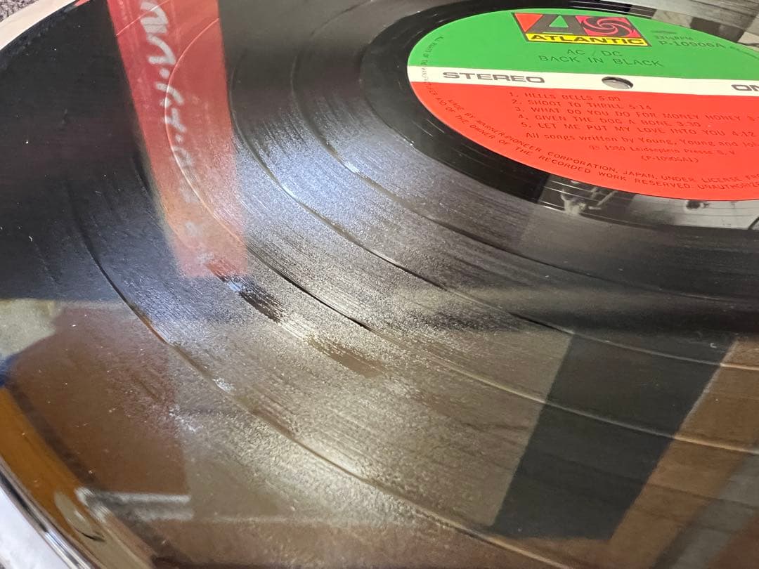 AC/DC LP洋楽 P-10906A 帯付 Back In Black JP