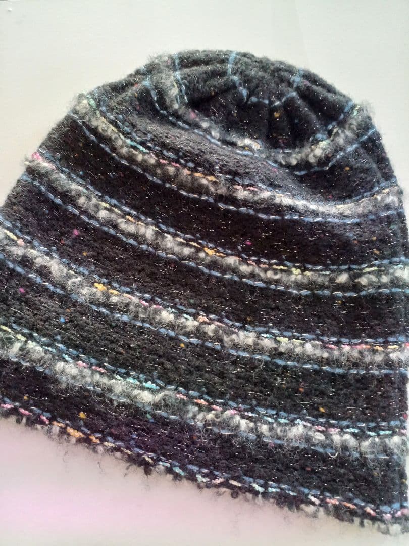 正規品　 ニット帽　ビーニー　黒　ラメ　帽子　CCマーク