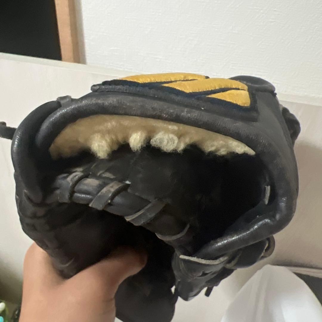 Mizuno 硬式野球グローブ 黒/金