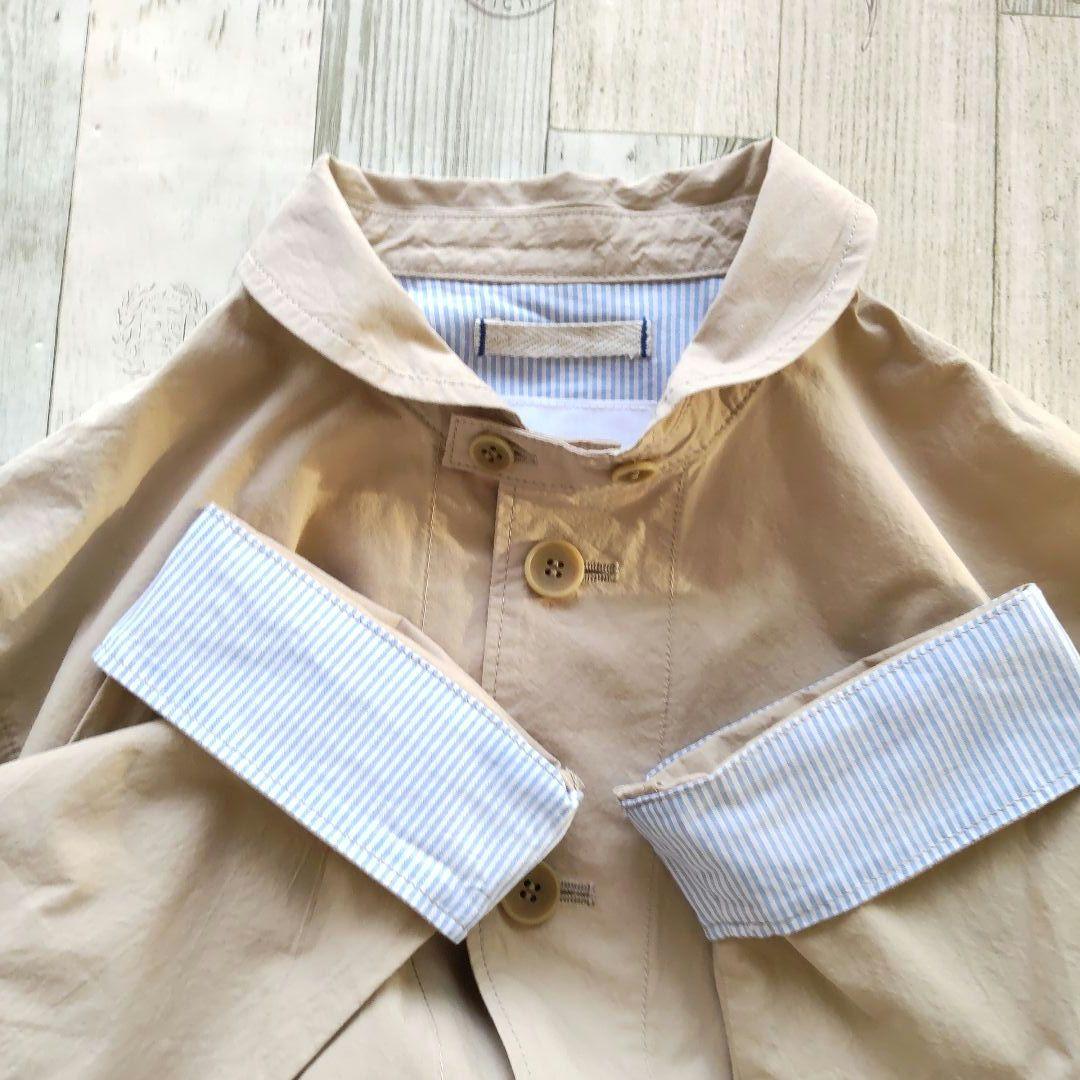 ナチュラルランドリー ⿻ダンプワッシャー マリネジャケットカバーオール 製品洗い