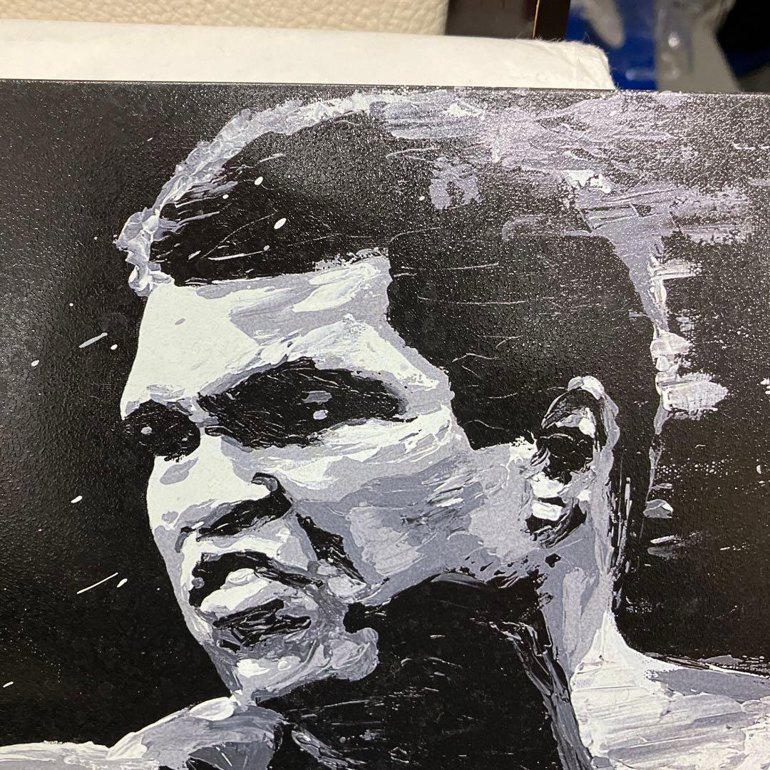 モハメドアリ　　スチールポスター　ブリキの看板