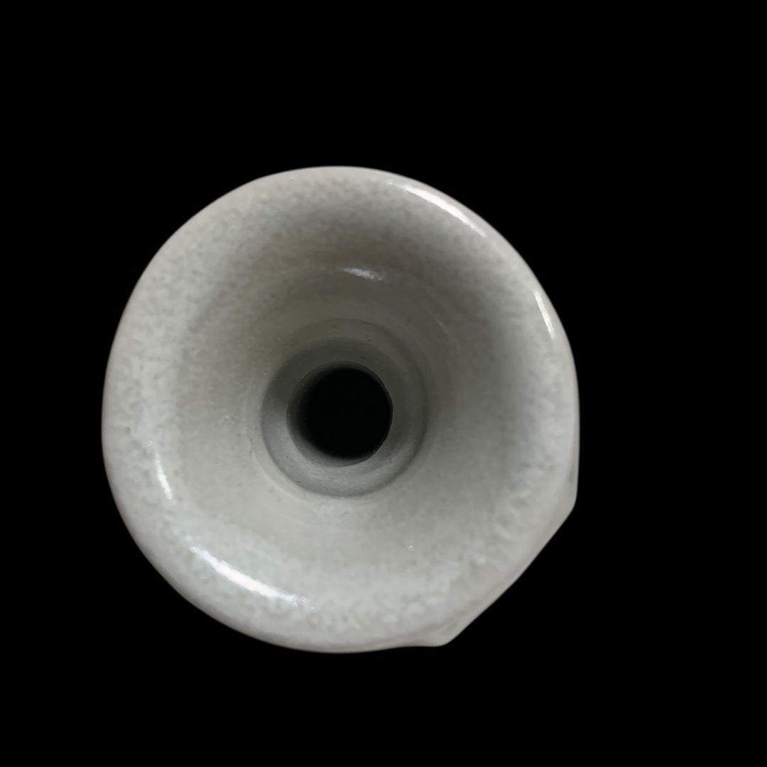 古松淳志 染付 秋草紋瓶 徳利