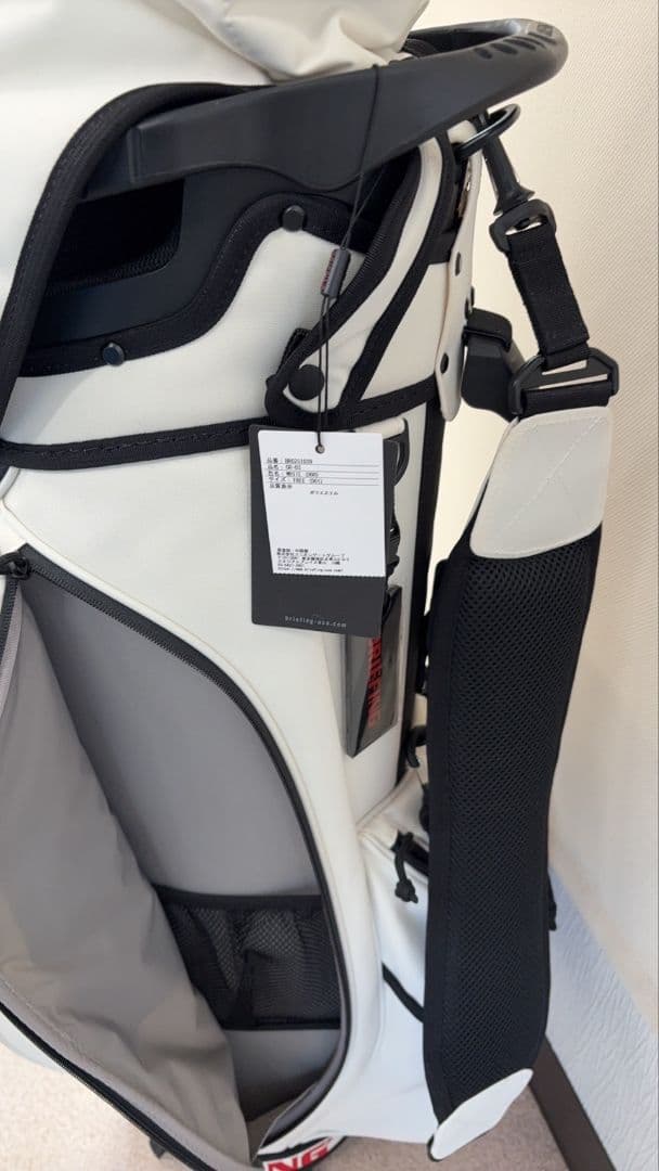 BRIEFING ブリーフィング キャディバッグ ホワイト　 cr-03