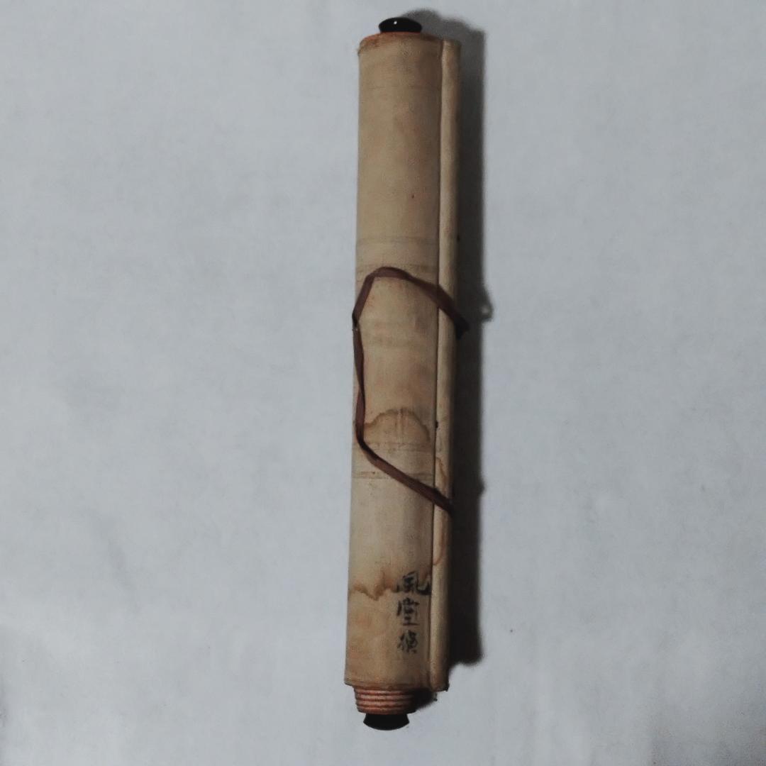 掛け軸 猫と正月飾り 三毛猫 縁起物