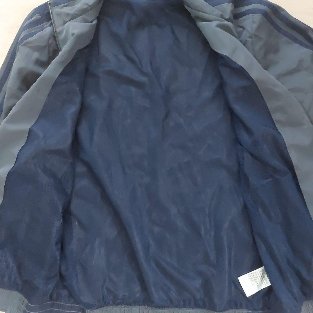 adidas 定価1.2万円　トレーニングウェア上下セット ネイビー/グレー　S