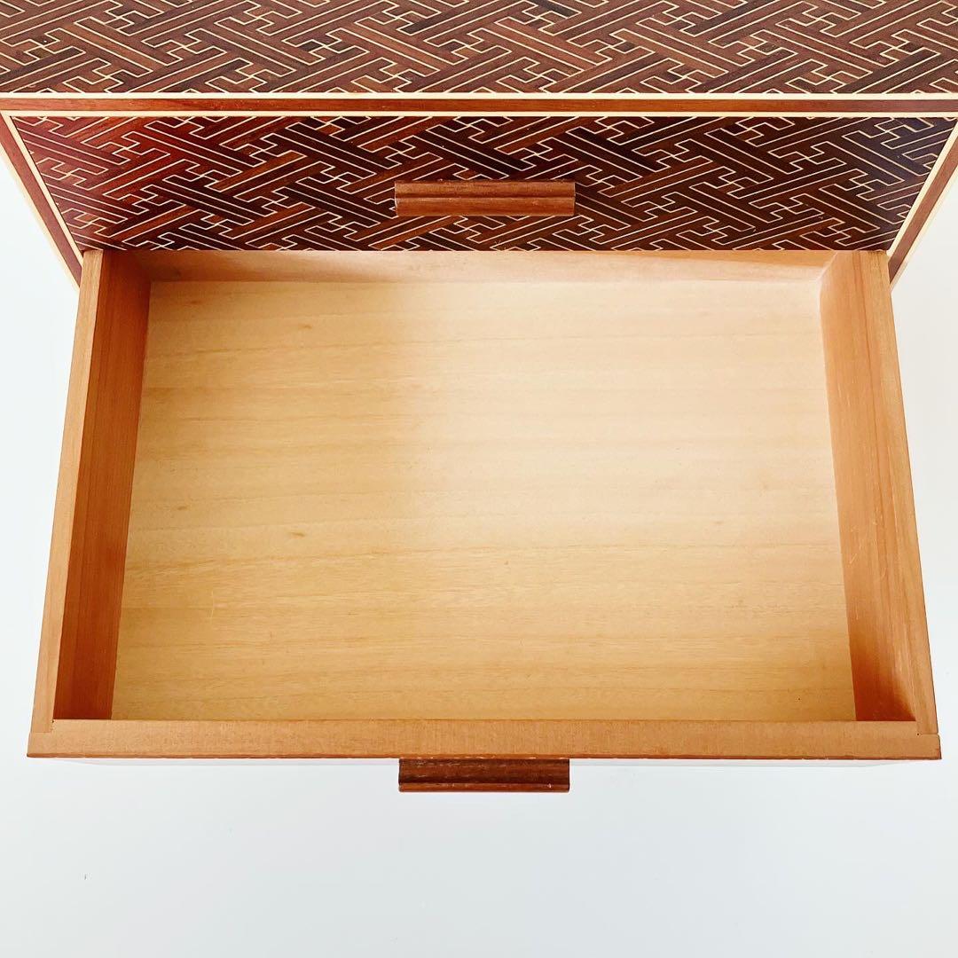 寄木細工　引出し　小物入れ　箱根　伝統工芸品　置物　小物収納　インテリア雑貨