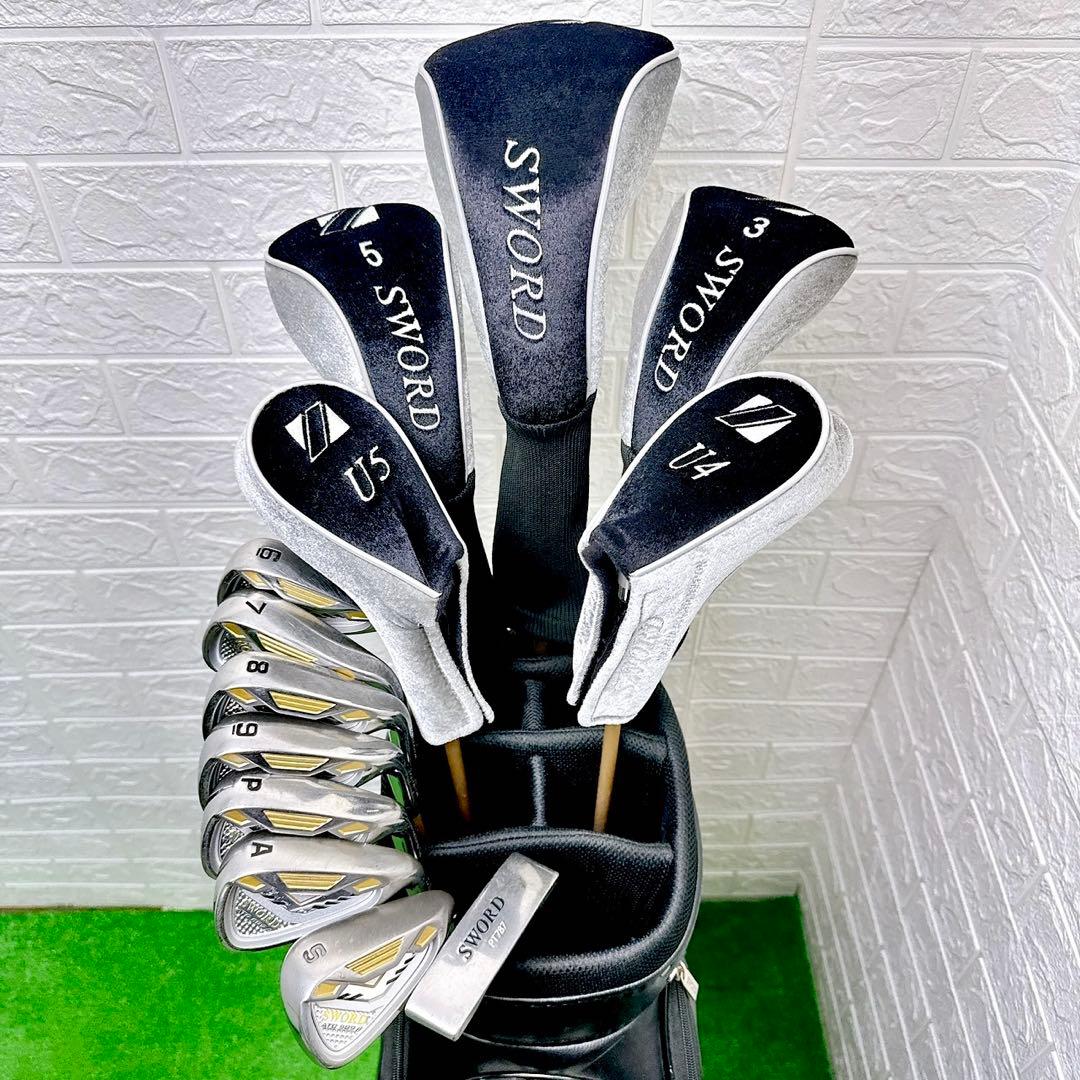 【高級ブランド】カタナゴルフ SWORD ATC589 メンズ 13本フルセット