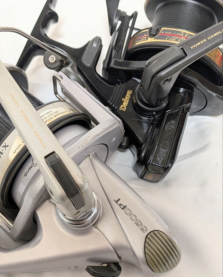 ダイワエンブレムX5500PTロングビームGS-3000H遠投カゴ釣り専用リール