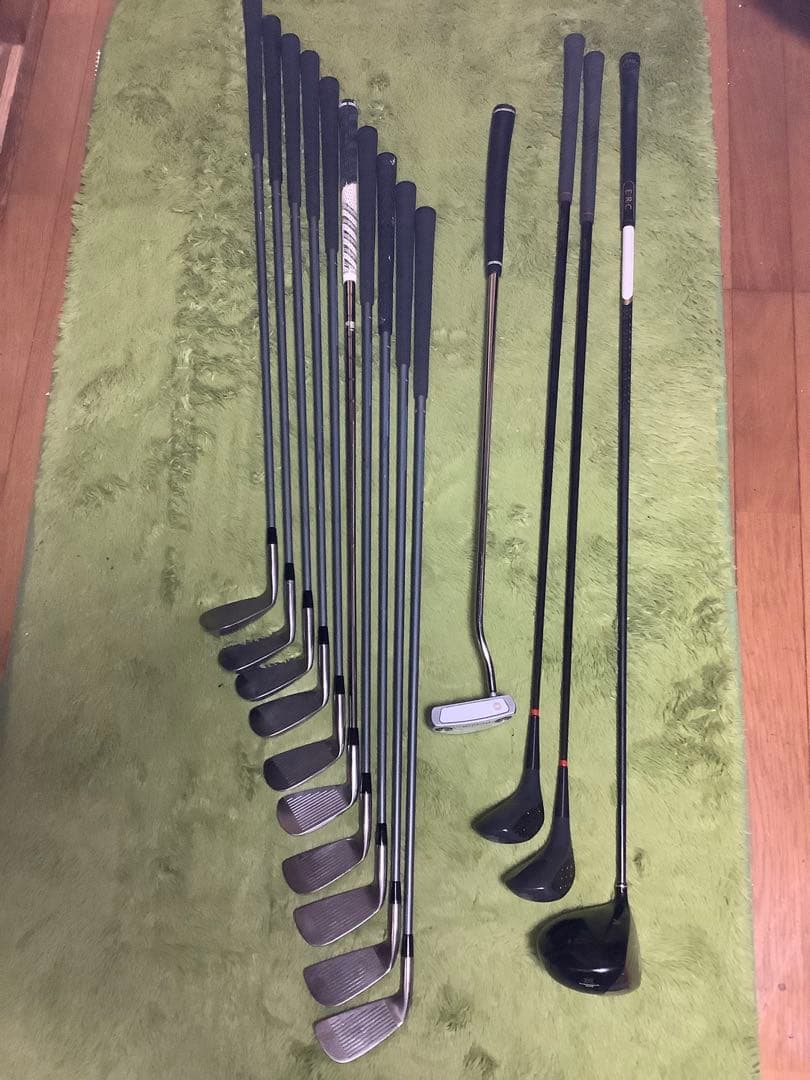 【豪華】メンズ　ゴルフクラブ　フルセット　ミズノ他14本セット　キャディバッグ付