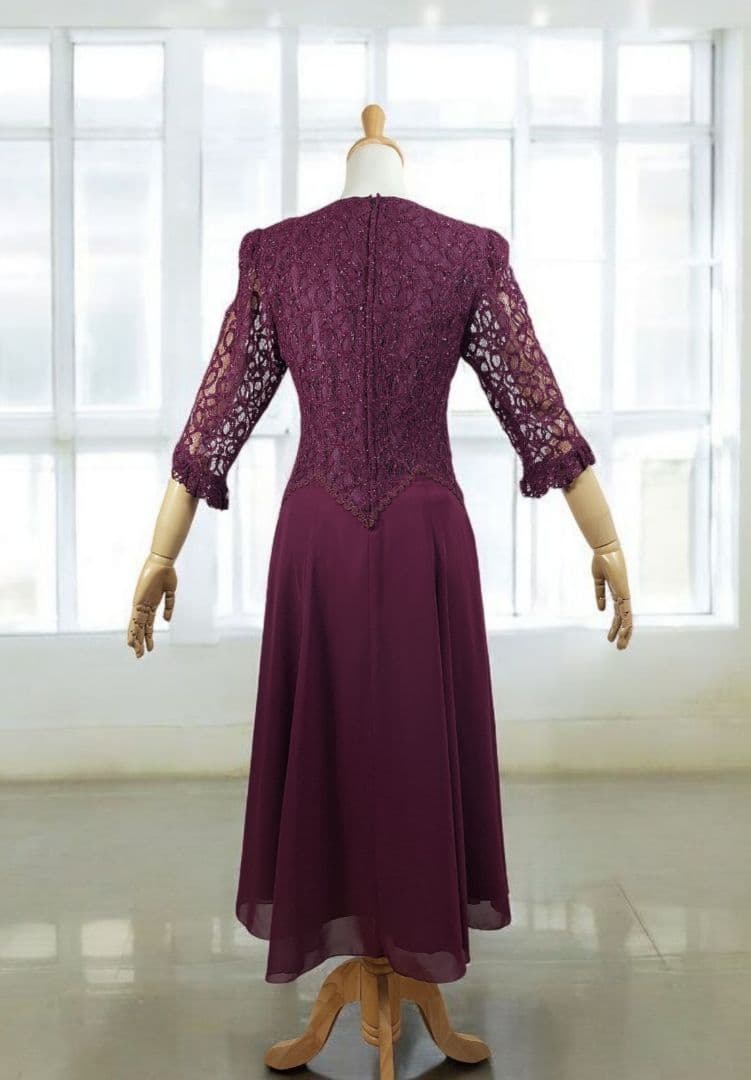 sanline ドレスワンピース　社交ダンス　パーティードレス