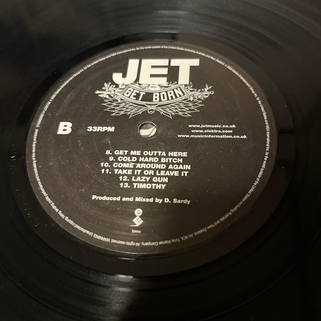 EUオリジナル　JET GET BORN レコード