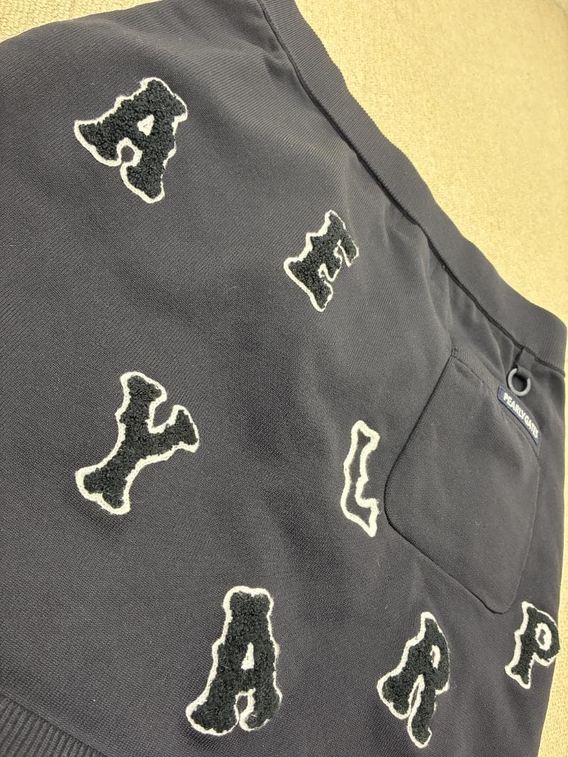 L03151）未使用　 PEARLY GATES　天竺×ワッペン ニットスカート