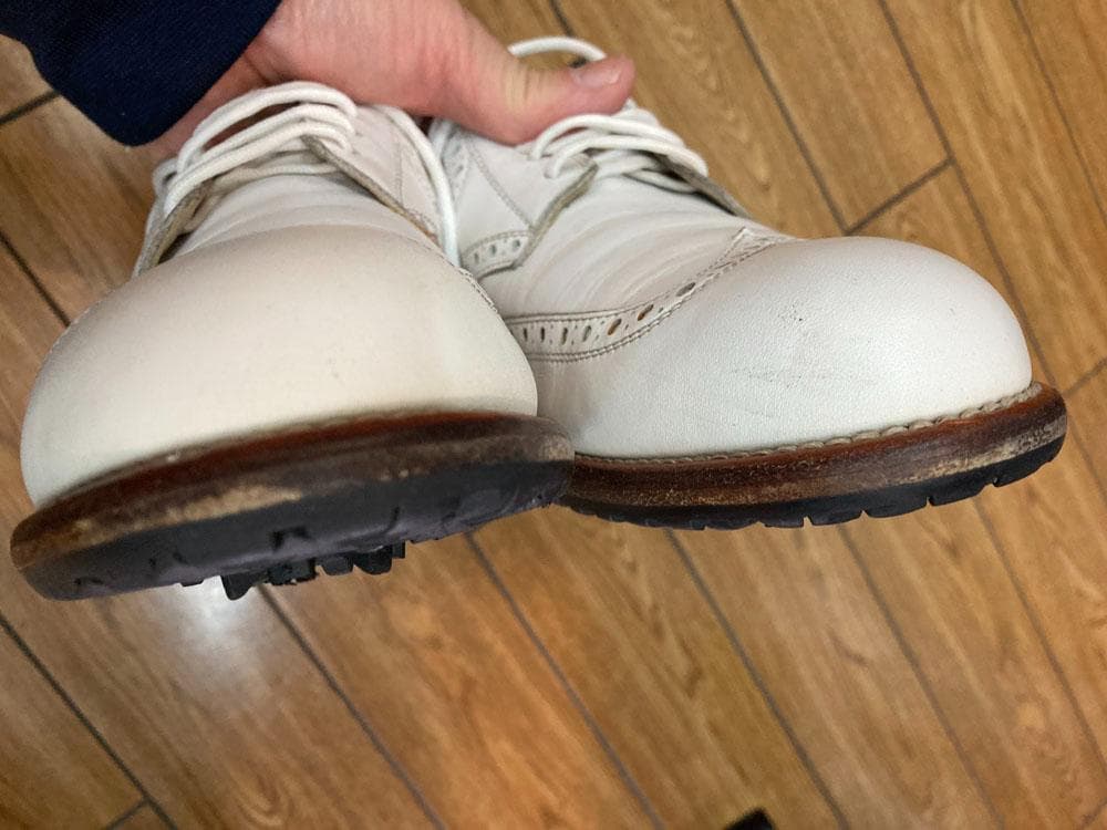 ウォルター・ジェヌイン（Walter Genuin）ゴルフシューズ白25.5