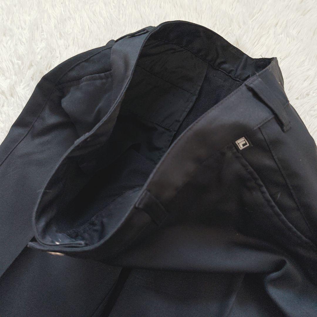 【フィラゴルフ】FILA ロングパンツ バックロゴ ゴルフスラックス 90 黒