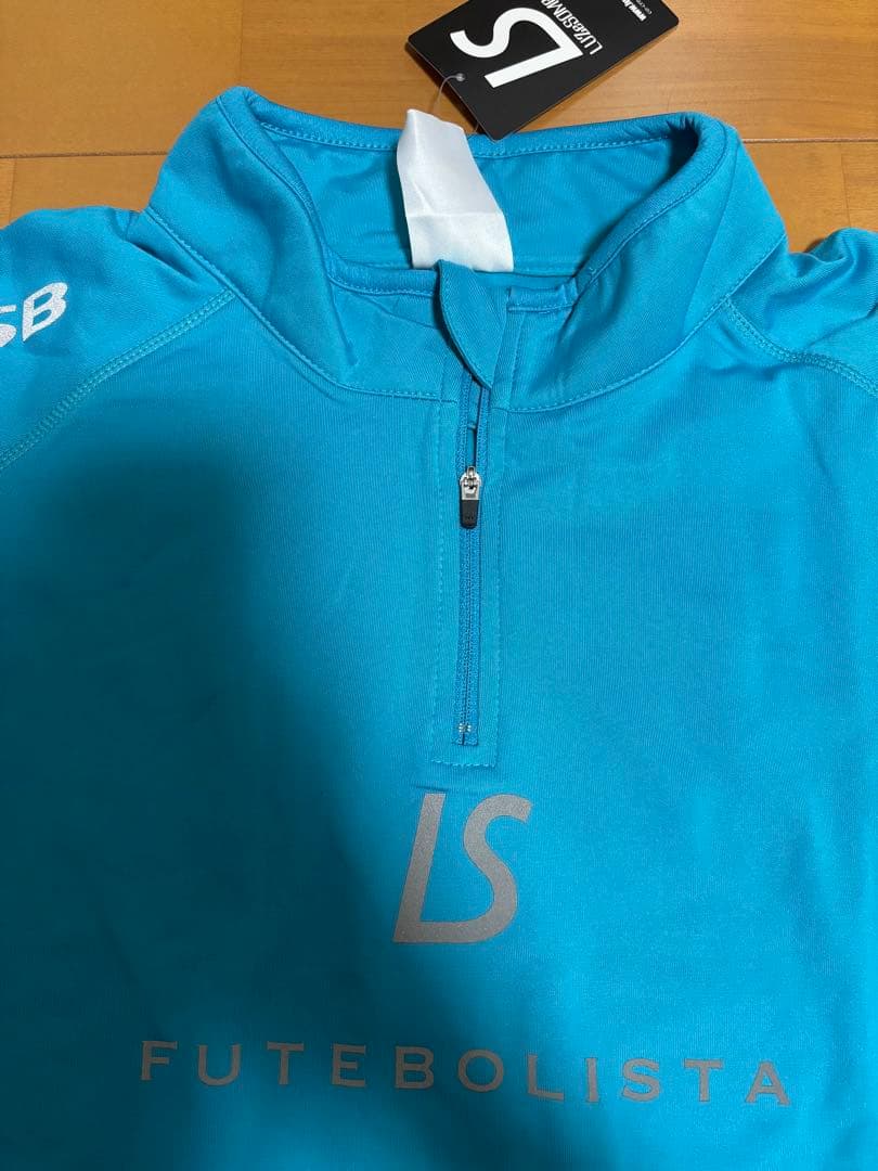 ルースイソンブラ ハーフジップジャージ 長袖 水色 Mサイズ