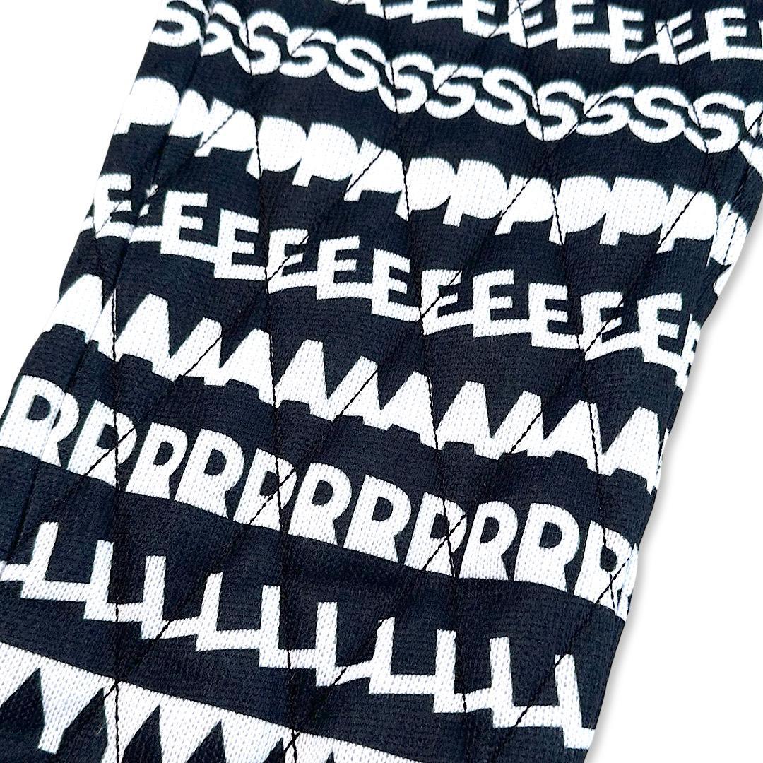 662 パーリーゲイツ定価36,300円ロゴボーダー柄 キルティングパンツ5 L