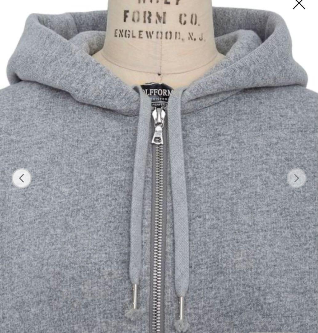 DRAWER 【新品】タグ付未開封 サイズ1 コットン吊り裏毛フーデッドパーカー