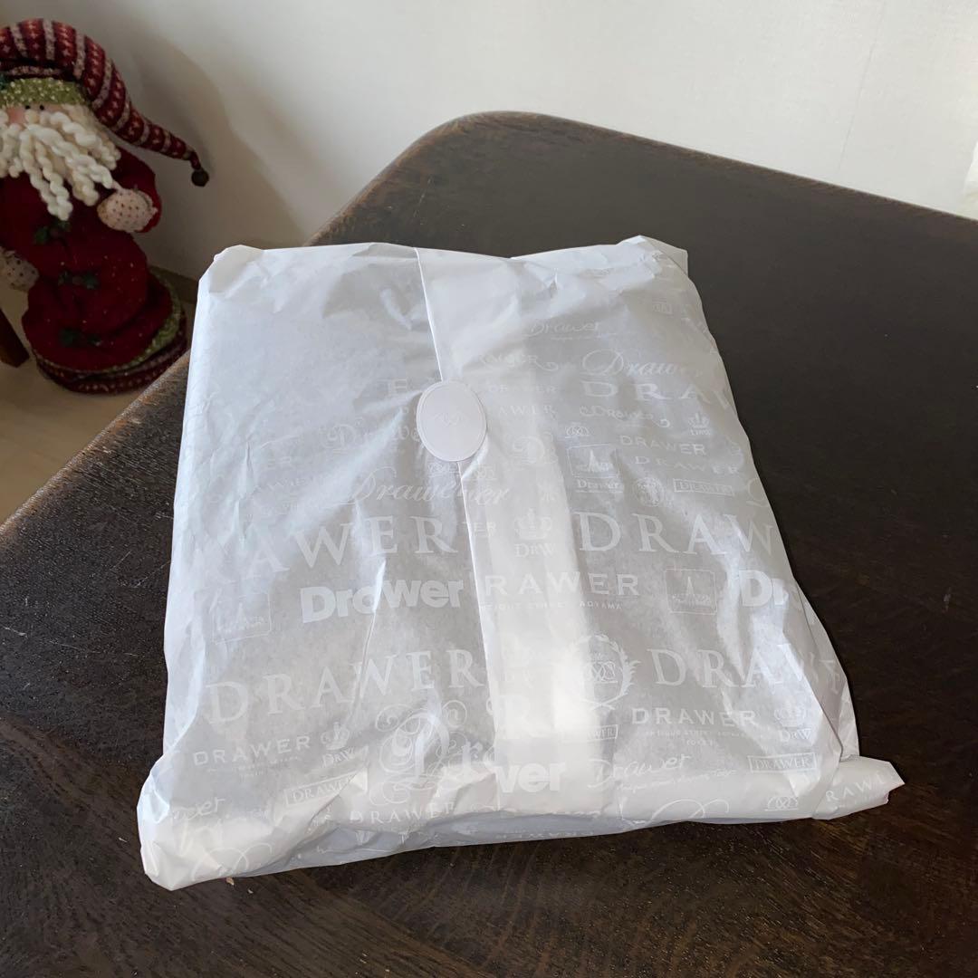 DRAWER 【新品】タグ付未開封 サイズ1 コットン吊り裏毛フーデッドパーカー