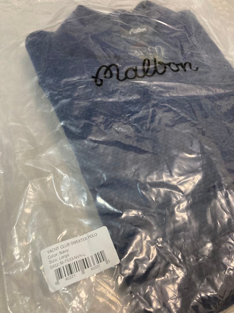 Malbon GOLF 半袖ニットポロシャツ 新品未使用タグ付