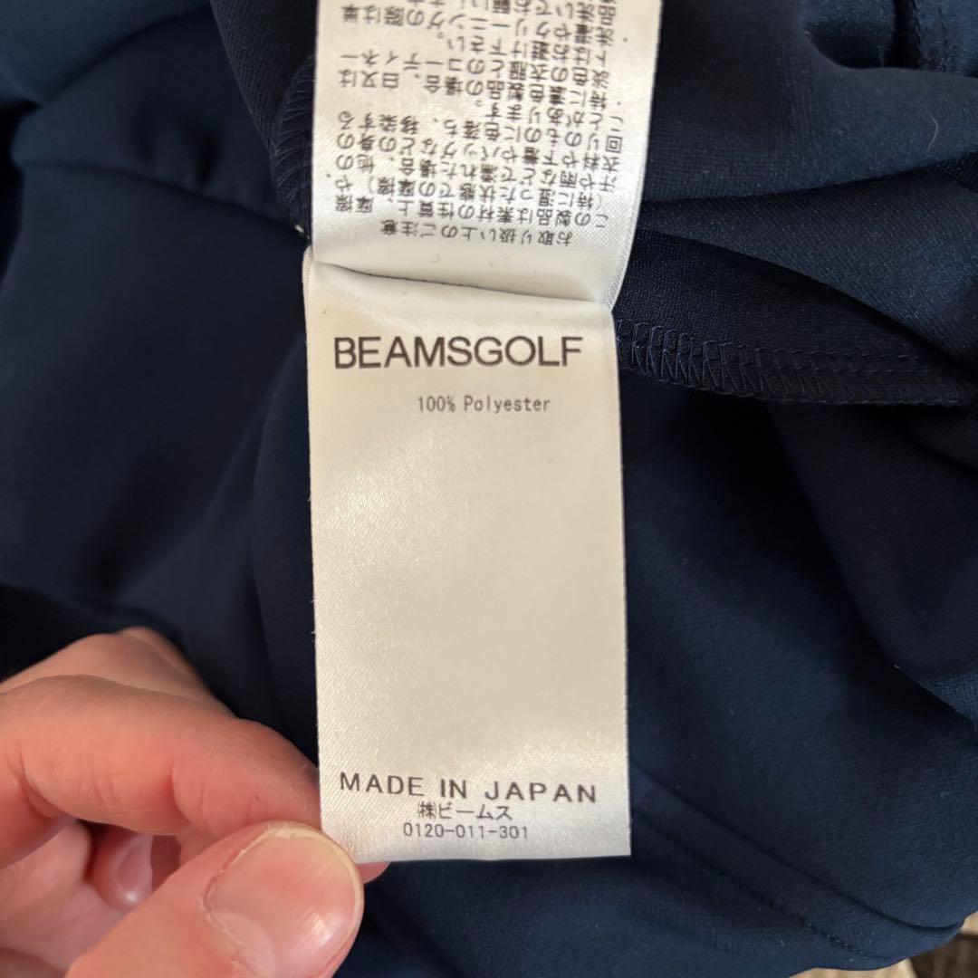【極美品】BEAMS GOLF ネイビー M ジャージ　DRY機能付 フルジップ
