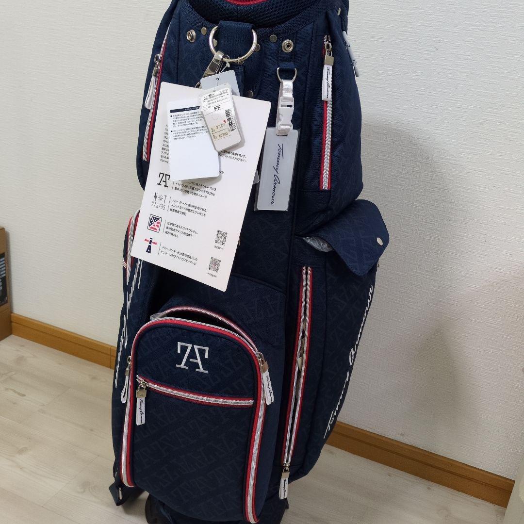 新品♥トミーアーマー ゴルフバッグ ネイビー