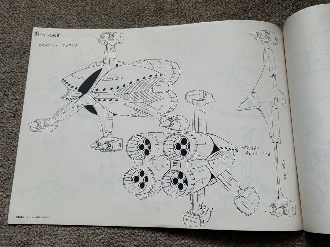 機動戦士ガンダム メカ設定集　モビルスーツ、モビルアーマー設定集