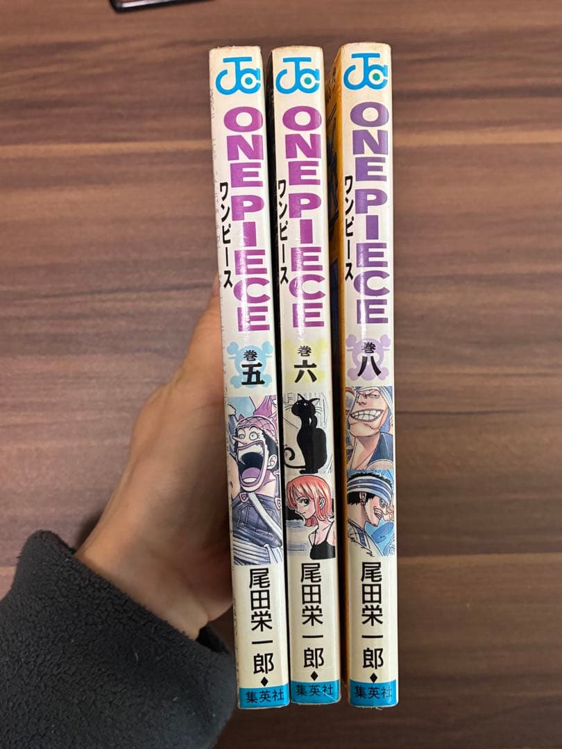ONE PIECE 第1巻 初版 5巻6巻8巻 初版付