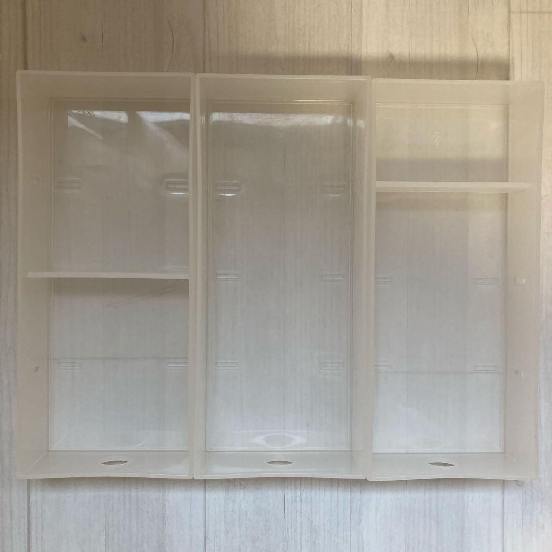 【4点セット】無印良品 ポリプロピレン小物収納ボックス 半透明 3段 6段