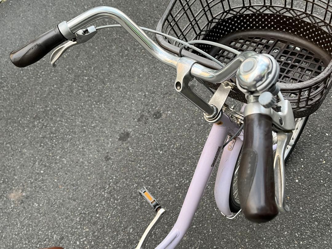 は*な様 中古美品ブリヂストン軽量アルミ自転車〓26インチ★チェーンケース新品※