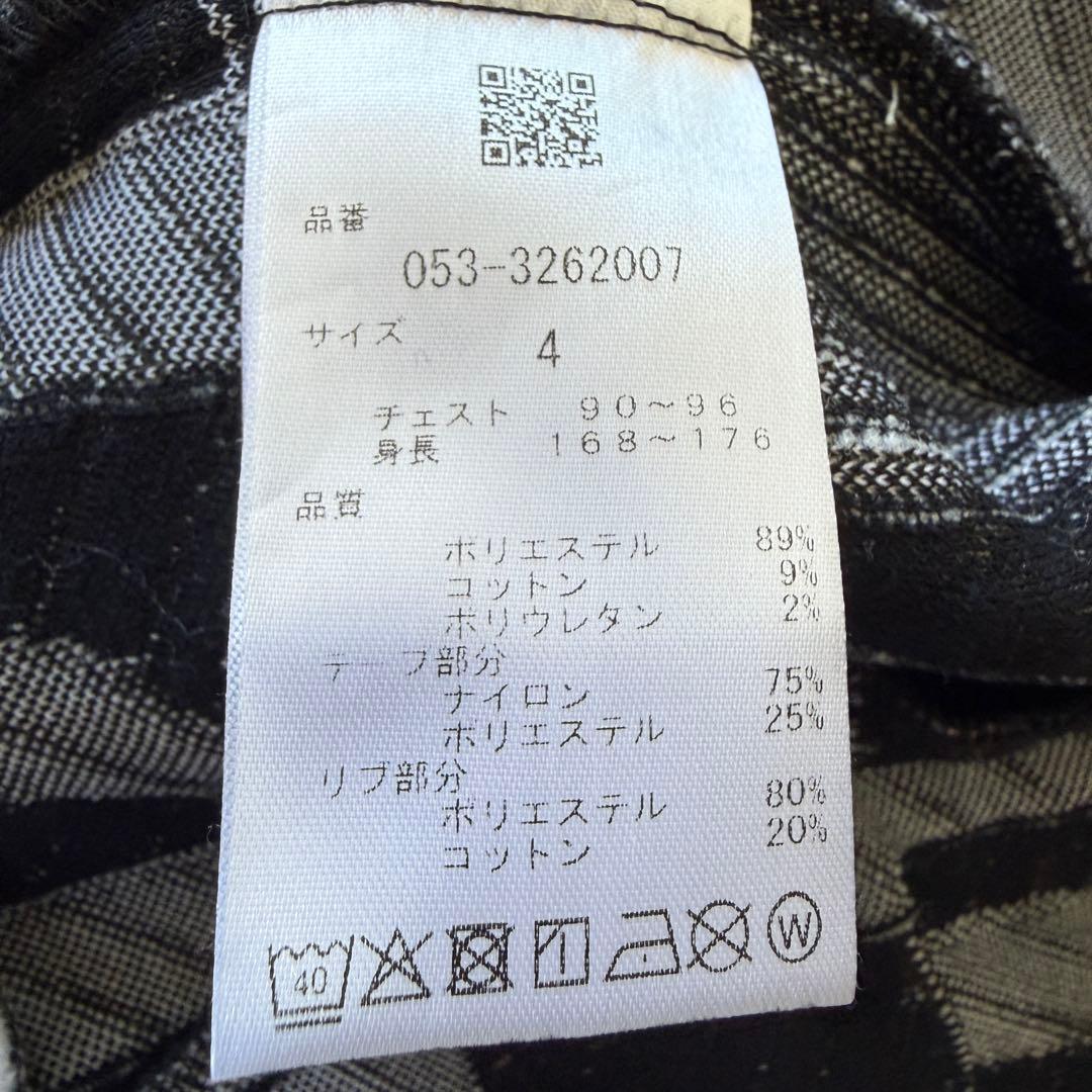 現行モデル　パーリーゲイツ　ジャケット　総柄　M〜L相当　黒　白　ブルゾン　4