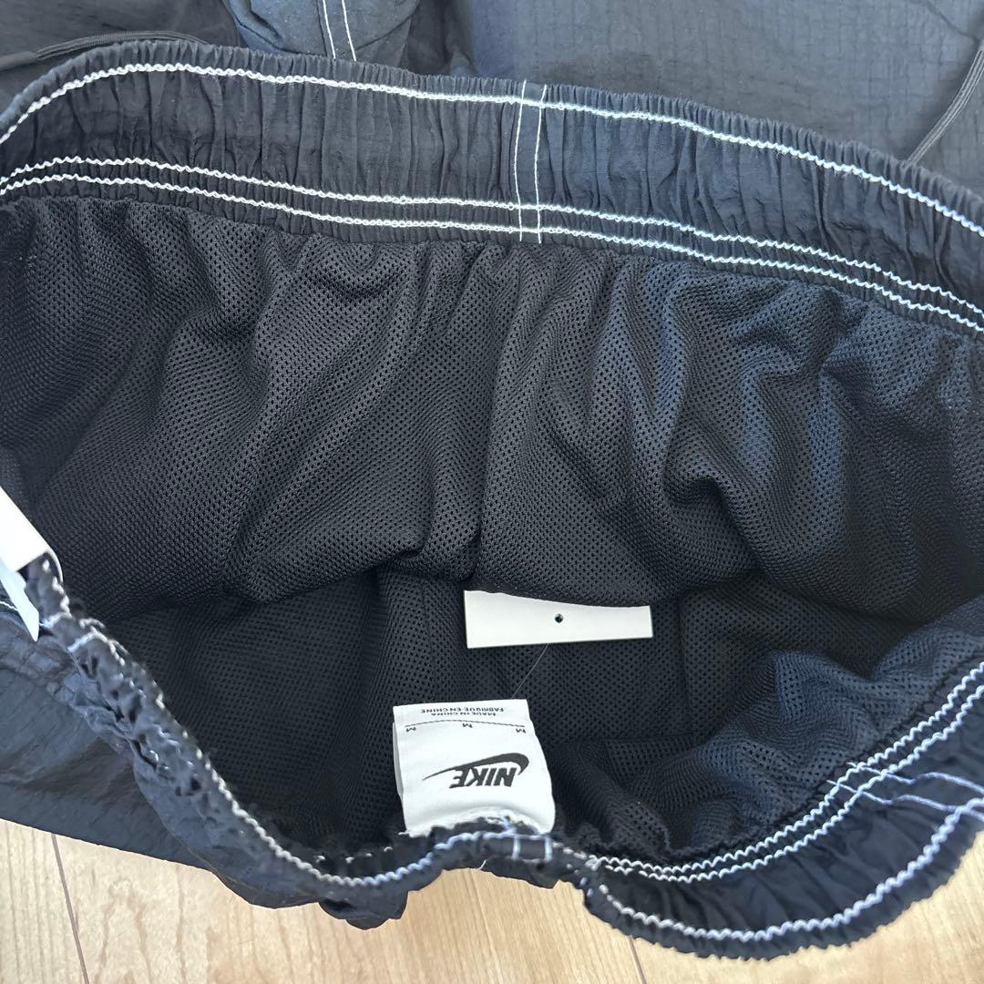 新品★ナイキ★レディース★ゆるだぼ★ウィンドブレーカーパンツ★黒★ブラック★M