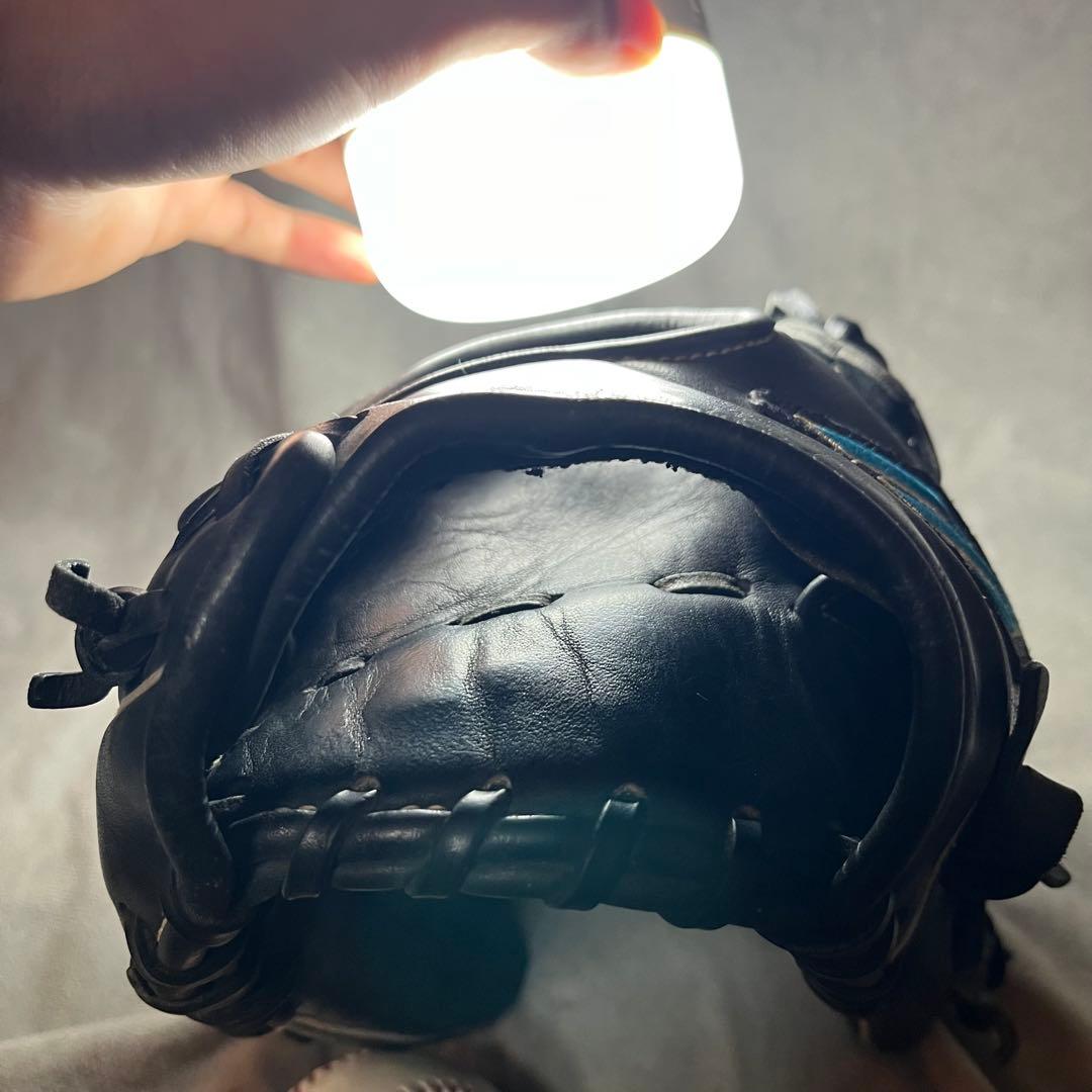 ミズノ　ビューリーグ　ソフトボールグローブ 右投げ用　青ビュー　Mマーク