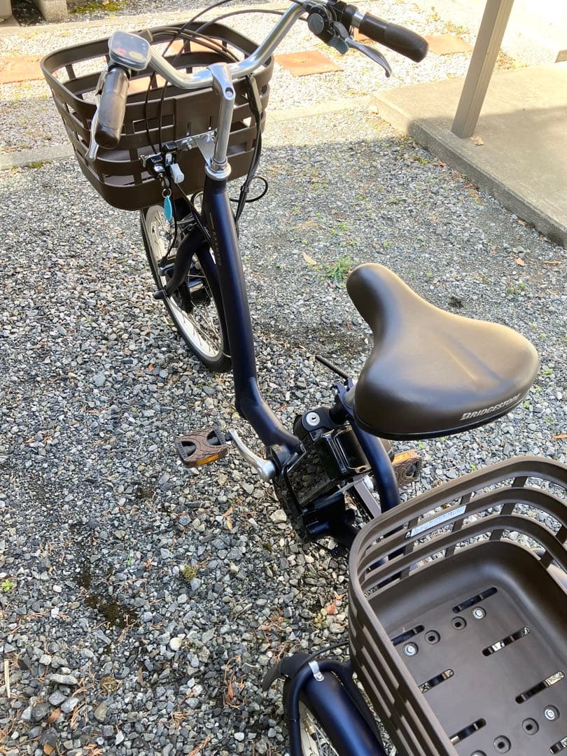 【引取り希望】ブリヂストン 電動アシスト三輪自転車ラクットワゴン 2025年購入