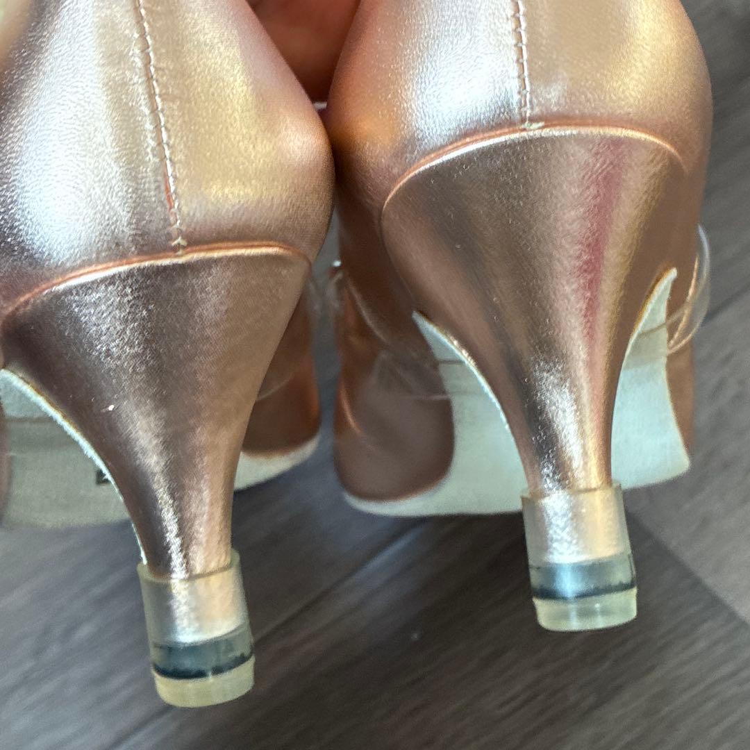 【新品】sekine 社交ダンス スタンダードダンス用 サティーベージュ23cm