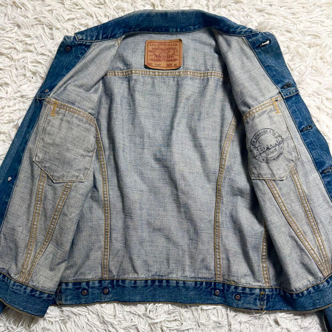 Levi’s 71557 デニムジャケット ビッグE 日本製 復刻 J30刻印