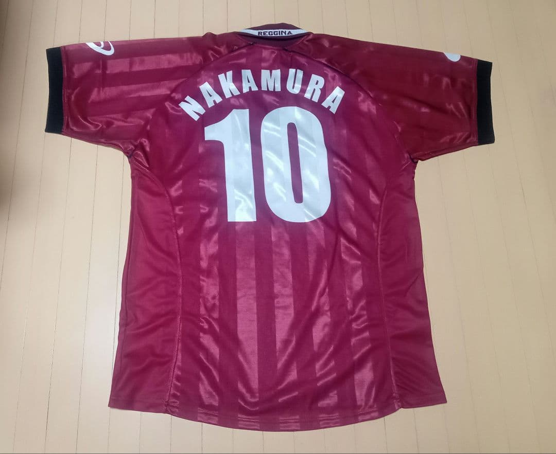 asicsアシックス レッジーナ 02-03（H）ゲームシャツ 中村俊輔