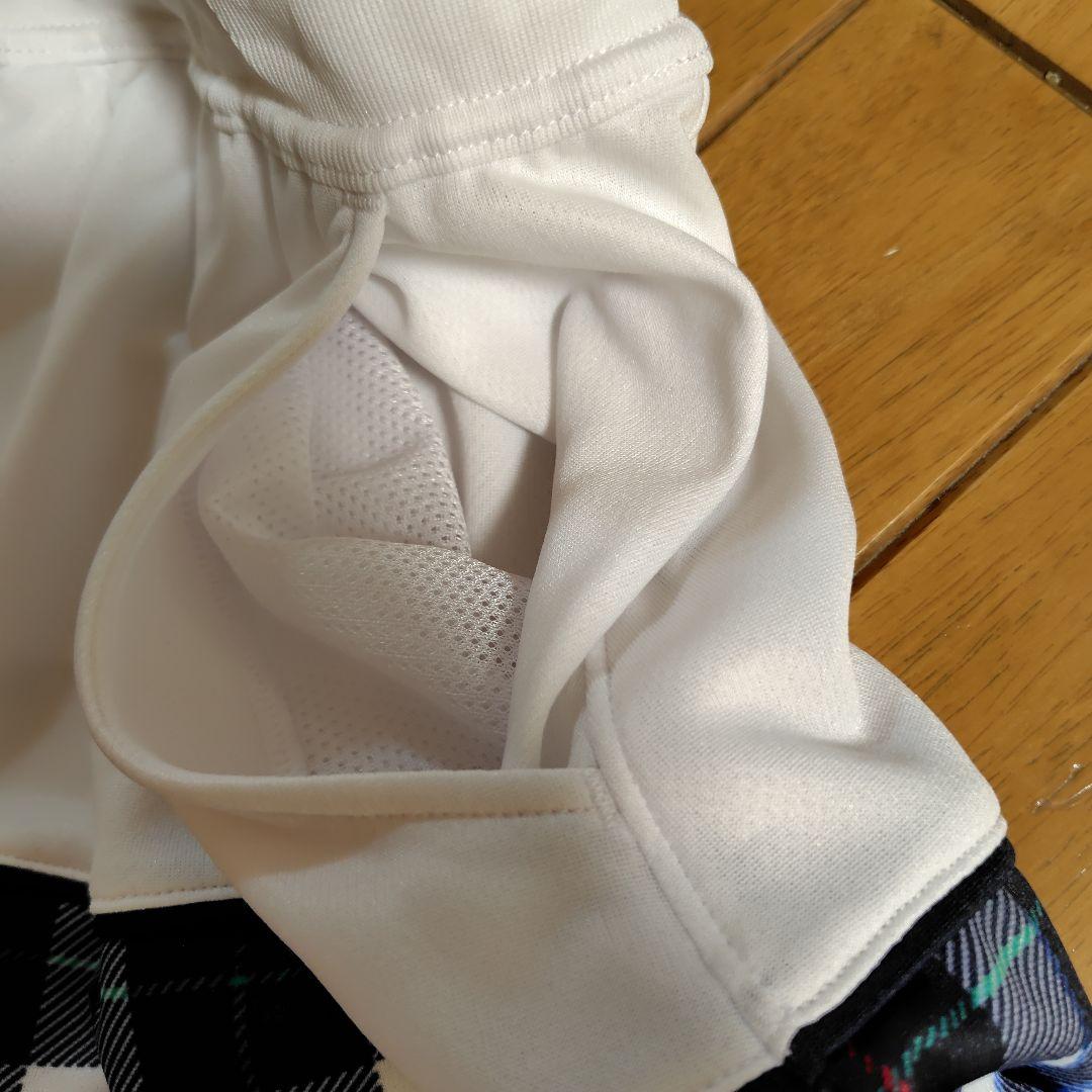 バボラレディースチェック柄テニスウェア セットアップ