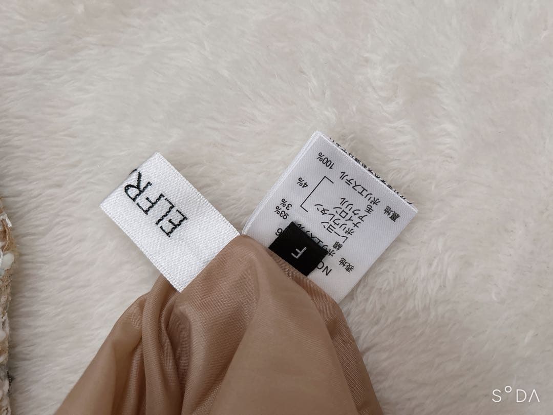 新品未使用✨ELFRANK エルフランク ツイードボリューム袖ブラウス